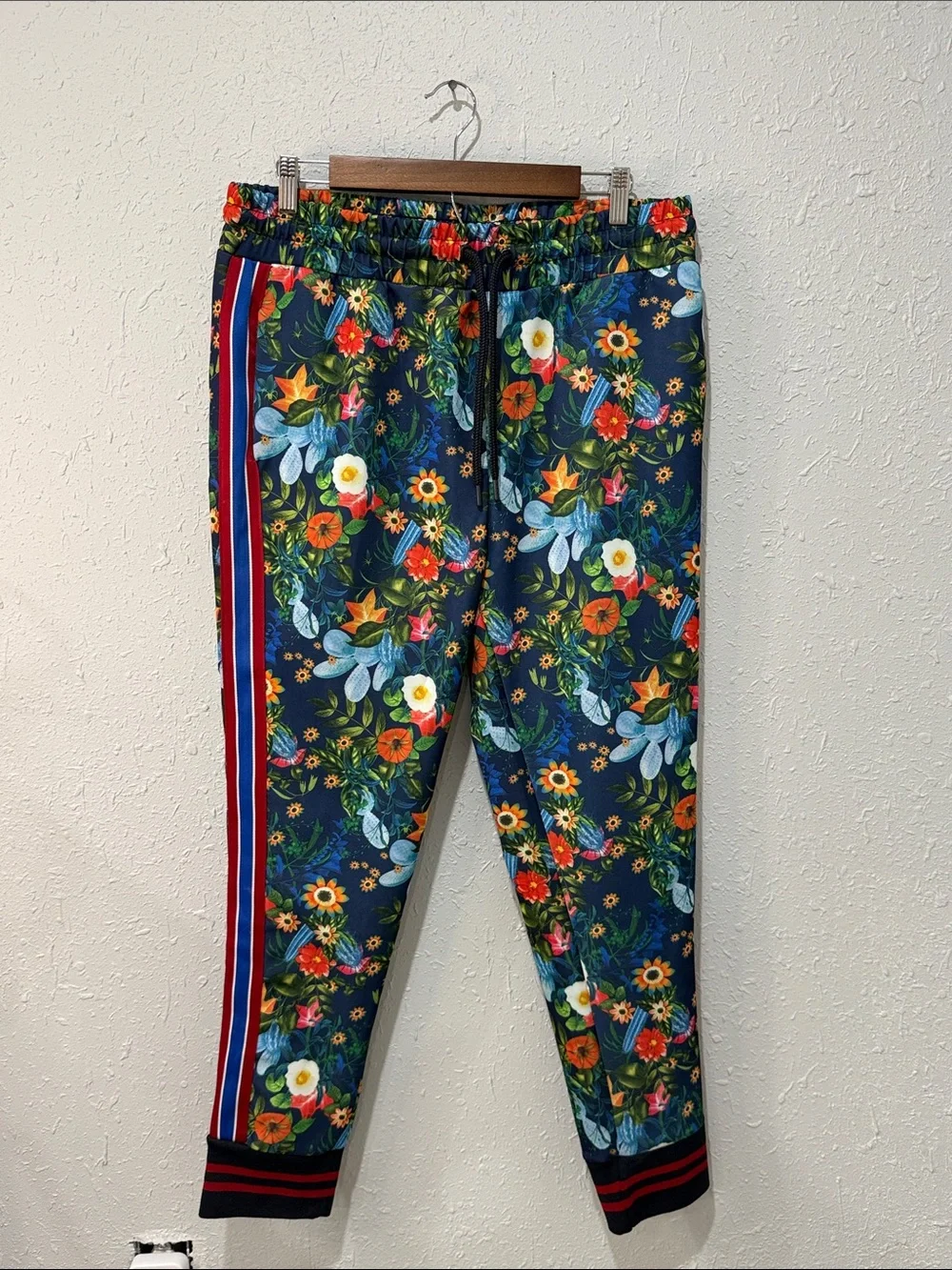 Rare Zara Floral‎ Men’s Joggers XL Comfy Gucci Style